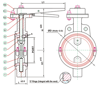 Gate Valve Drawing