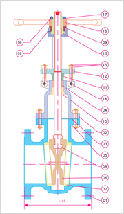 Gate Valve Drawing