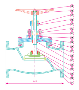 Gate Valve Drawing